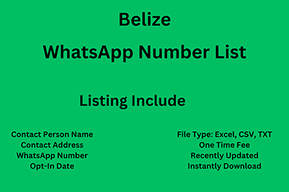 Belize whatsapp number list