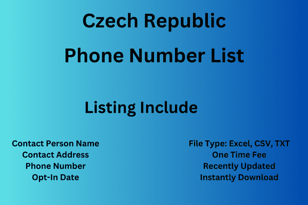 Czech Republic phone number list