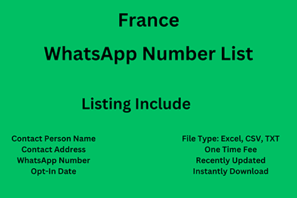 France whatsapp number list