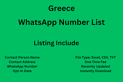 Greece whatsapp number list