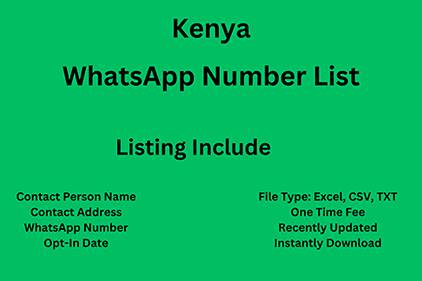 Kenya whatsapp number list