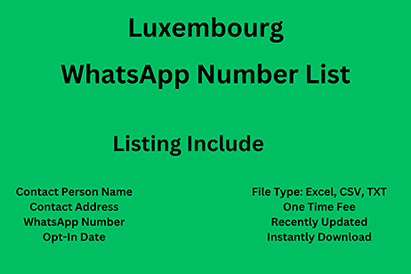 Luxembourg whatsapp number list