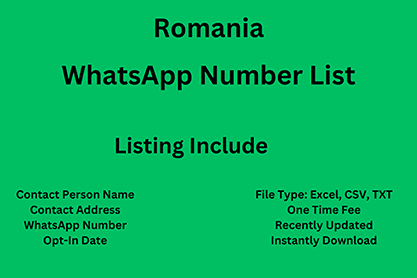 Romania whatsapp number list