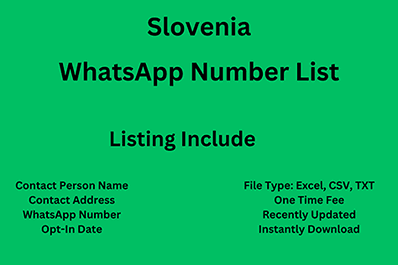 Slovenia whatsapp number list
