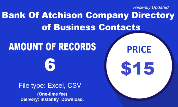 Business Contacts at Bank Of Atchison